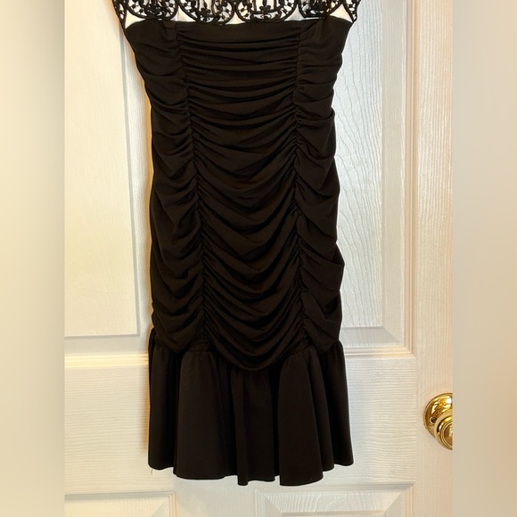 Vintage Jessica McClintock Ruched Dress - Picture 2 of 11